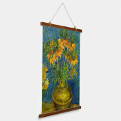Van Gogh Imperial Fritillaries Wandteppich Mit Holzrahmen (Gewinkelt)