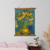 Van Gogh Imperial Fritillaries Wandteppich Mit Holzrahmen (Schlafzimmer)