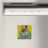 Van Gogh in der offenen Zwangsjacke - Gelb Magnet (In Situ (Geschirrspüler))