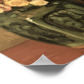 Van Gogh Ingwertopf mit Chrysanthemen  Poster (Ecke)