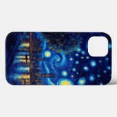 Van Gogh Inspiriert: Sternennacht Ozean Edition Case-Mate iPhone Hülle (Rückseite (Horizontal))