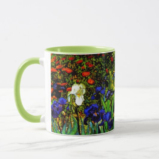 Van Gogh - Ire, berühmtes Blumenbild Tasse (Links)