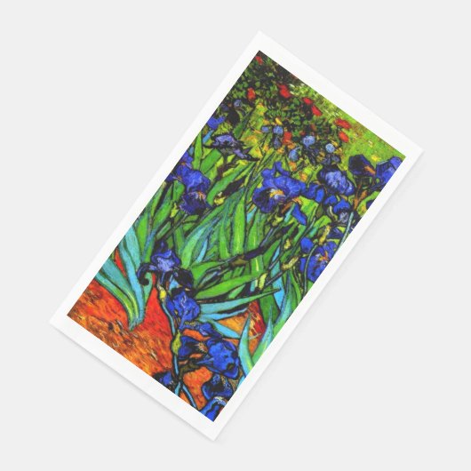 Van Gogh - Ire, berühmtes Gemälde, Serviette (Ecke)