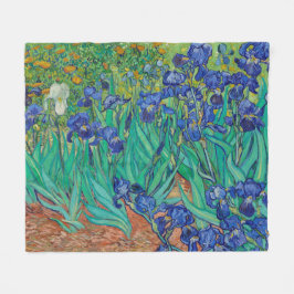 Van Gogh Ire. Blauer Vintager Impressionismus Fleecedecke