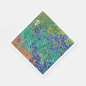 Van Gogh Ire. Blauer Vintager Impressionismus Serviette (Ecke)