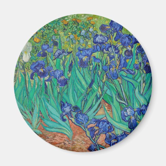 Van Gogh Ire. Blumenimpressionismus Magnet (Vorne)