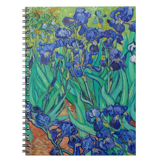 Van Gogh Ire. Blumenimpressionismus Notizblock (Vorderseite)