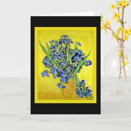 Van Gogh - Ire gerahmt Karte (Gelbe Blume)