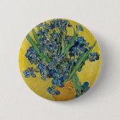 Van Gogh Iris Button (Vorderseite)