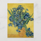 van Gogh Iris Classic Blumenbilder Postkarte (Vorderseite)