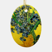 Van Gogh: Iris Keramik Ornament (Hinten)