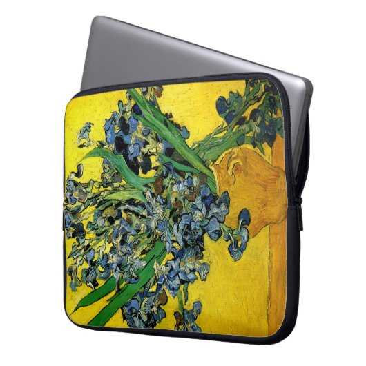 Van Gogh: Iris Laptopschutzhülle (Vorderseite Links)