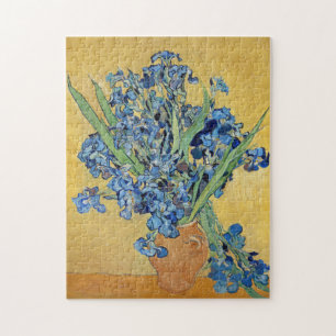 Van Gogh Iris-Vase Blumen Florale Stillleben Kunst Puzzle
