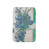 Van Gogh Iris Vase Malerei Impressionismus Badematte (Vorderseite Vertikal)