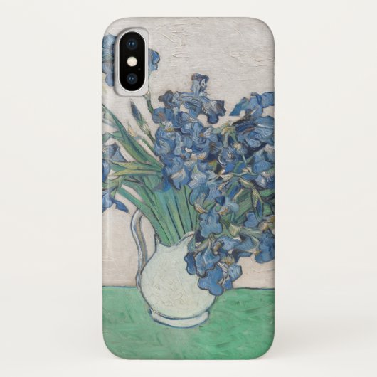 Van Gogh Iris Vase Malerei Impressionismus Case-Mate iPhone Hülle (Rückseite)