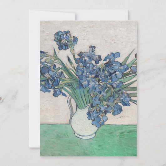Van Gogh Iris Vase Malerei Impressionismus Einladung