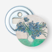 Van Gogh Iris Vase Malerei Impressionismus Flaschenöffner (Vorderseite)