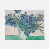 Van Gogh Iris Vase Malerei Impressionismus Fußmatte (Vorderseite)