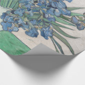 Van Gogh Iris Vase Malerei Impressionismus Geschenkpapier (Ecke)