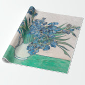 Van Gogh Iris Vase Malerei Impressionismus Geschenkpapier (Ungerollt)