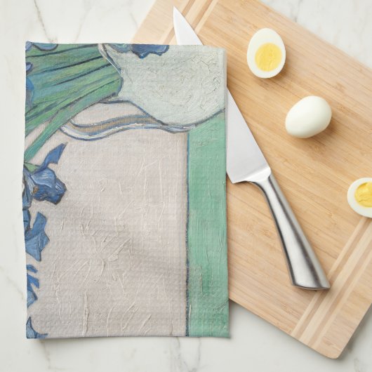 Van Gogh Iris Vase Malerei Impressionismus Geschirrtuch (Viertel Falte)