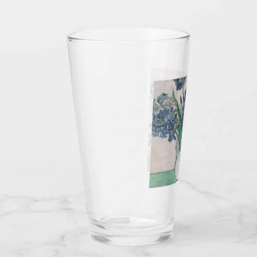 Van Gogh Iris Vase Malerei Impressionismus Glas (Rechts)