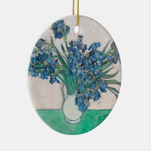 Van Gogh Iris Vase Malerei Impressionismus Keramik Ornament (Rechts)
