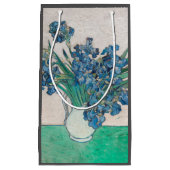 Van Gogh Iris Vase Malerei Impressionismus Kleine Geschenktüte (Vorderseite)