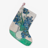Van Gogh Iris Vase Malerei Impressionismus Kleiner Weihnachtsstrumpf (Vorderansicht (hängend))