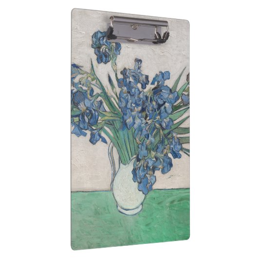 Van Gogh Iris Vase Malerei Impressionismus Klemmbrett (Rechts)