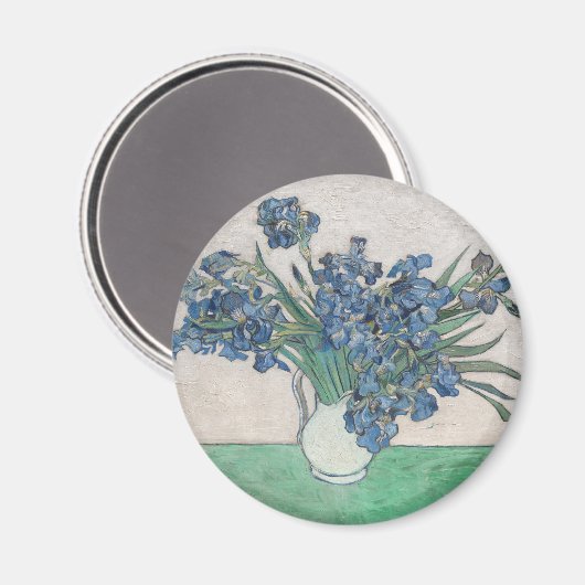 Van Gogh Iris Vase Malerei Impressionismus Magnet (Vorderseite/Rückseite)