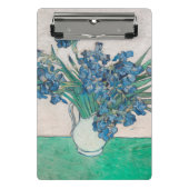 Van Gogh Iris Vase Malerei Impressionismus Mini Klemmbrett (Vorderseite)