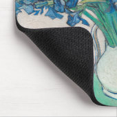 Van Gogh Iris Vase Malerei Impressionismus Mousepad (Ecke)