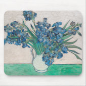 Van Gogh Iris Vase Malerei Impressionismus Mousepad (Vorne)