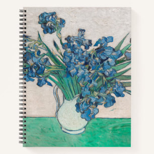 Van Gogh Iris Vase Malerei Impressionismus Notizblock