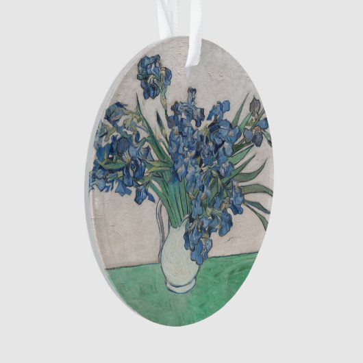 Van Gogh Iris Vase Malerei Impressionismus Ornament (Vorderseite)