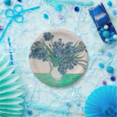 Van Gogh Iris Vase Malerei Impressionismus Pappteller (Party)