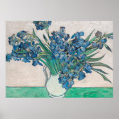 Van Gogh Iris Vase Malerei Impressionismus Poster (Vorne)