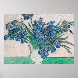 Van Gogh Iris Vase Malerei Impressionismus Poster