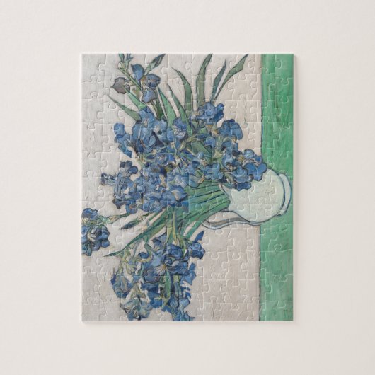 Van Gogh Iris Vase Malerei Impressionismus Puzzle (Vertikal)