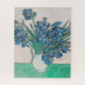 Van Gogh Iris Vase Malerei Impressionismus Puzzle (Vertikal)