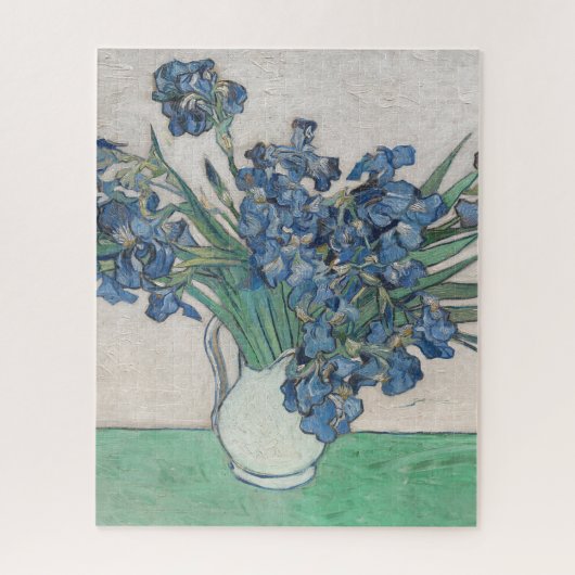 Van Gogh Iris Vase Malerei Impressionismus Puzzle (Vertikal)