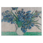 Van Gogh Iris Vase Malerei Impressionismus Schneidebrett (Vorderseite)