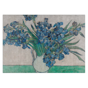 Van Gogh Iris Vase Malerei Impressionismus Schneidebrett