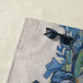 Van Gogh Iris Vase Malerei Impressionismus Strandtuch (Beispiel)