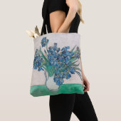 Van Gogh Iris Vase Malerei Impressionismus Tasche (Von Nahem)