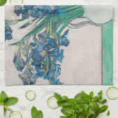 Van Gogh Iris Vasenmalerei Impressionismus Geschirrtuch (Gefaltet)