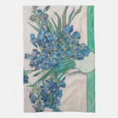 Van Gogh Iris Vasenmalerei Impressionismus Geschirrtuch (Vertikal)