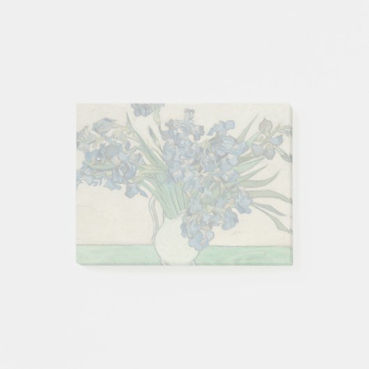 Van Gogh Iris Vasenmalerei Impressionismus Post-it Klebezettel (Vorderseite)
