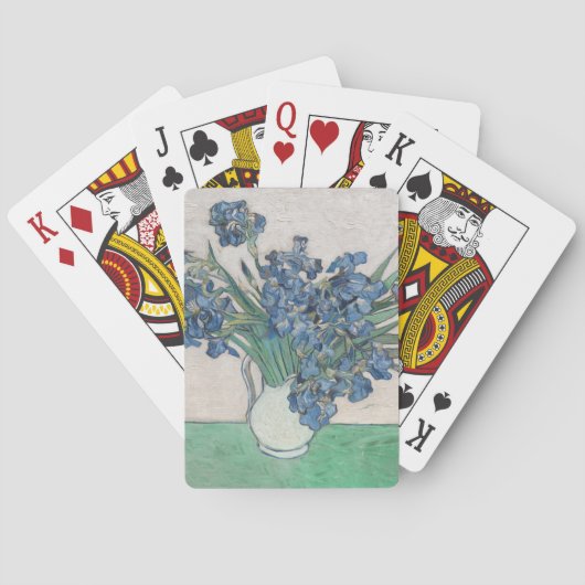 Van Gogh Iris Vasenmalerei Impressionismus Spielkarten (Rückseite)